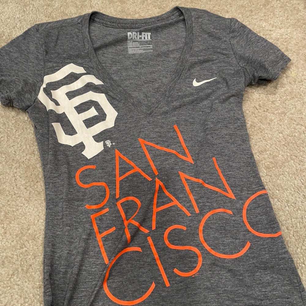 Nike Dri-fit MLB SF Giants V Neck T shirt